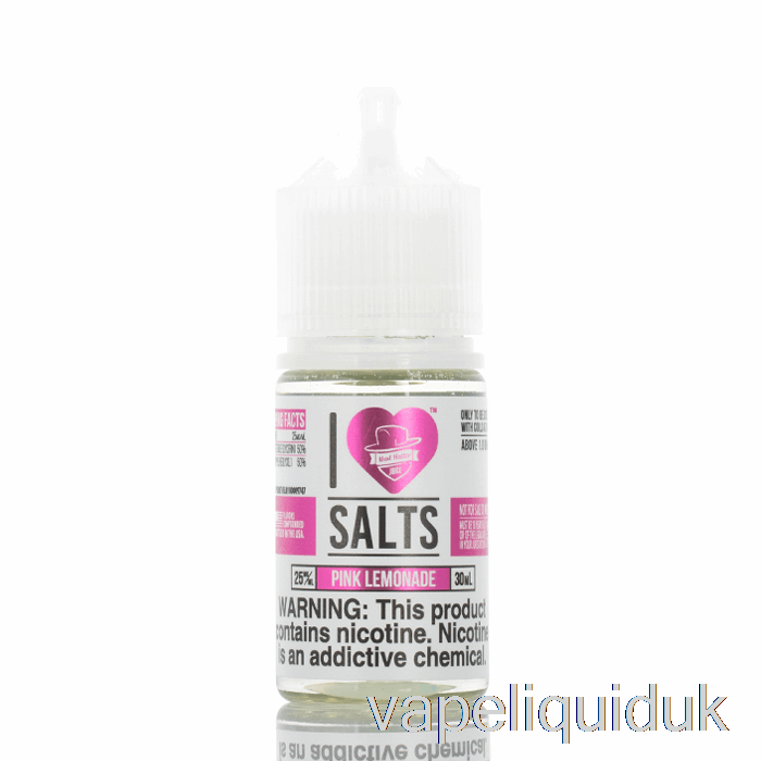 Pink Lemonade - I Love Salts - 30mL 25mg Vape Liquid